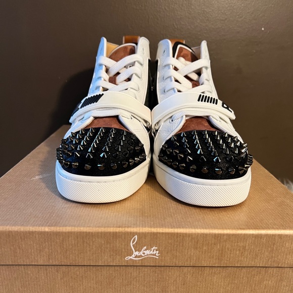 christian louboutin spikes vs flat gilt mimo/vv/clf - Picture 4 of 13